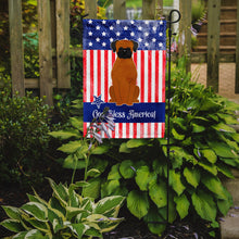 Load image into Gallery viewer, Patriotic USA Fawn Boxer Garden Flag - Outdoor Decorative Yard Flag BB3110GF