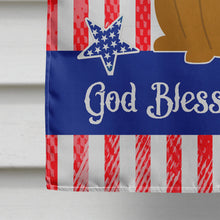 Load image into Gallery viewer, Patriotic USA Flashy Fawn Boxer Flag Canvas House Size BB3111CHF