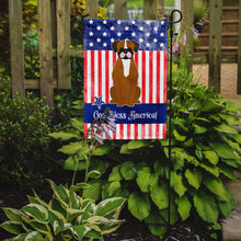 Load image into Gallery viewer, Patriotic USA Flashy Fawn Boxer Garden Flag - Outdoor Decorative Yard Flag BB3111GF