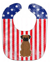 Load image into Gallery viewer, Patriotic USA Brindle Boxer Baby Bib BB3112BIB