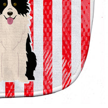 Load image into Gallery viewer, Patriotic USA Border Collie Black White Baby Bib BB3113BIB