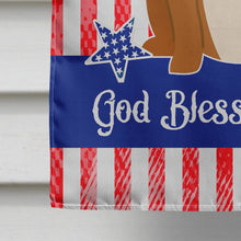 Load image into Gallery viewer, Patriotic USA English Bulldog Red White Flag Canvas House Size BB3115CHF