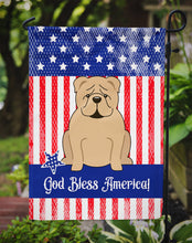 Load image into Gallery viewer, Patriotic USA English Bulldog Fawn Garden Flag - Outdoor Decorative Yard Flag BB3119GF