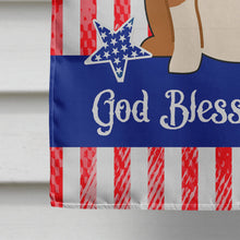Load image into Gallery viewer, Patriotic USA English Bulldog Fawn White Flag Canvas House Size BB3120CHF