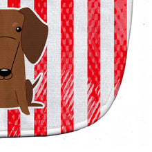 Load image into Gallery viewer, Patriotic USA Dachshund Red Brown Baby Bib BB3125BIB