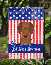 Load image into Gallery viewer, Patriotic USA Dachshund Red Brown Garden Flag - Outdoor Decorative Yard Flag