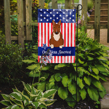 Load image into Gallery viewer, Patriotic USA Bull Terrier Red Garden Flag - Outdoor Decorative Yard Flag