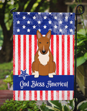 Load image into Gallery viewer, Patriotic USA Bull Terrier Red Garden Flag - Outdoor Decorative Yard Flag