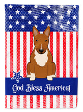 Load image into Gallery viewer, Patriotic USA Bull Terrier Red Garden Flag - Outdoor Decorative Yard Flag