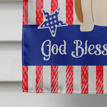 Load image into Gallery viewer, Patriotic USA Bull Terrier Red White Flag Canvas House Size BB3130CHF