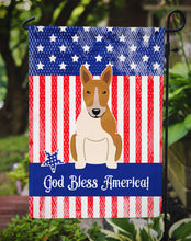 Load image into Gallery viewer, Patriotic USA Bull Terrier Red White Garden Flag - Outdoor Decorative Yard Flag
