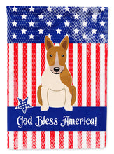 Load image into Gallery viewer, Patriotic USA Bull Terrier Red White Garden Flag - Outdoor Decorative Yard Flag