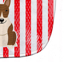 Load image into Gallery viewer, Patriotic USA Bull Terrier Brindle Baby Bib BB3132BIB