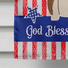 Load image into Gallery viewer, Patriotic USA Bull Terrier Brindle Flag Canvas House Size BB3132CHF