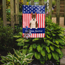 Load image into Gallery viewer, Patriotic USA Bull Terrier Brindle Garden Flag - Outdoor Decorative Yard Flag BB3132GF