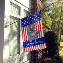 Load image into Gallery viewer, Patriotic USA Chow Chow Blue Flag Canvas House Size BB3134CHF