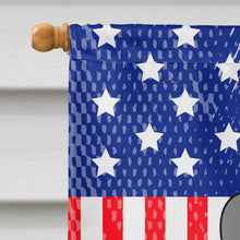 Load image into Gallery viewer, Patriotic USA Chow Chow Blue Flag Canvas House Size BB3134CHF