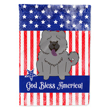 Load image into Gallery viewer, Patriotic USA Chow Chow Blue Flag Canvas House Size BB3134CHF