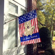 Load image into Gallery viewer, Patriotic USA Chow Chow White Flag Canvas House Size BB3135CHF
