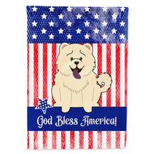 Load image into Gallery viewer, Patriotic USA Chow Chow White Flag Canvas House Size BB3135CHF
