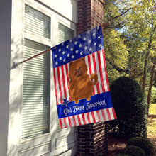 Load image into Gallery viewer, Patriotic USA Chow Chow Red Flag Canvas House Size BB3137CHF