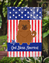 Load image into Gallery viewer, Patriotic USA Chow Chow Red Garden Flag - Outdoor Decorative Yard Flag