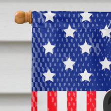 Load image into Gallery viewer, Patriotic USA Chow Chow Black Flag Canvas House Size BB3138CHF