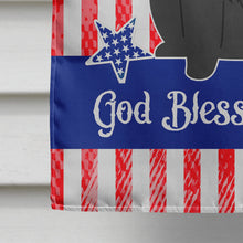 Load image into Gallery viewer, Patriotic USA Chow Chow Black Flag Canvas House Size BB3138CHF