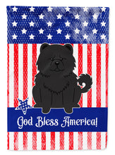 Load image into Gallery viewer, Patriotic USA Chow Chow Black Garden Flag - Outdoor Decorative Yard Flag BB3138GF