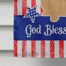 Load image into Gallery viewer, Patriotic USA Chow Chow Cream Flag Canvas House Size BB3139CHF