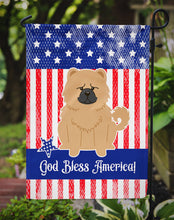 Load image into Gallery viewer, Patriotic USA Chow Chow Cream Garden Flag - Outdoor Decorative Yard Flag BB3139GF