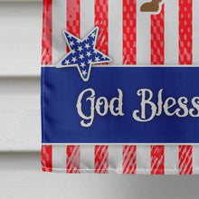 Load image into Gallery viewer, USA Patriotic Dachshund Flag Canvas House Size BB3282CHF