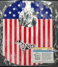 Load image into Gallery viewer, USA Patriotic Dalmatian Baby Bib BB3283BIB