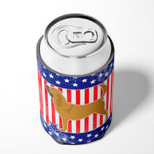 Load image into Gallery viewer, USA Patriotic Bloodhound Can or Bottle Hugger BB3284CC