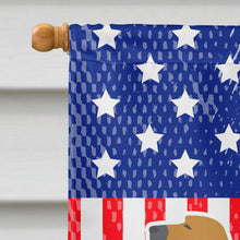 Load image into Gallery viewer, USA Patriotic Bloodhound Flag Canvas House Size BB3284CHF