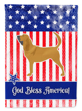 Load image into Gallery viewer, USA Patriotic Bloodhound Garden Flag - Outdoor Decorative Yard Flag BB3284GF