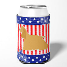 Load image into Gallery viewer, USA Patriotic Cocker Spaniel Can or Bottle Hugger BB3286CC