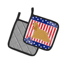 Load image into Gallery viewer, USA Patriotic Cocker Spaniel Pot Holders - Set of 2 - Heat-Resistant Kitchen Essentials BB3286PTHD