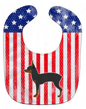 Load image into Gallery viewer, USA Patriotic Toy Fox Terrier Baby Bib BB3287BIB