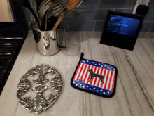 Load image into Gallery viewer, USA Patriotic Toy Fox Terrier Pot Holders - Set of 2 - Heat-Resistant Kitchen Essentials BB3287PTHD