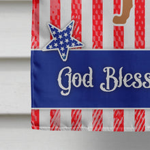 Load image into Gallery viewer, USA Patriotic Spanish Hound Flag Canvas House Size BB3291CHF