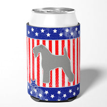 Load image into Gallery viewer, USA Patriotic Kerry Blue Terrier Can or Bottle Hugger BB3292CC