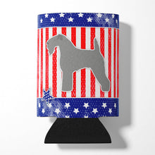 Load image into Gallery viewer, USA Patriotic Kerry Blue Terrier Can or Bottle Hugger BB3292CC