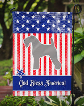 Load image into Gallery viewer, USA Patriotic Kerry Blue Terrier Garden Flag - Outdoor Decorative Yard Flag BB3292GF