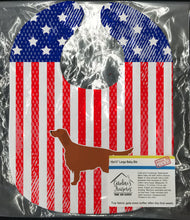 Load image into Gallery viewer, IUSA Patriotic rish Setter Baby Bib BB3293BIB
