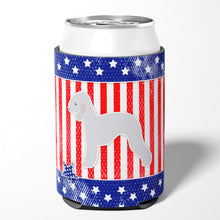 Load image into Gallery viewer, USA Patriotic Bedlington Terrier Can or Bottle Hugger BB3294CC