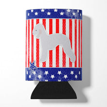 Load image into Gallery viewer, USA Patriotic Bedlington Terrier Can or Bottle Hugger BB3294CC