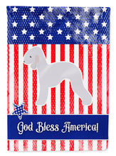 Load image into Gallery viewer, USA Patriotic Bedlington Terrier Garden Flag - Outdoor Decorative Yard Flag BB3294GF
