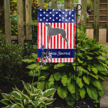 Load image into Gallery viewer, USA Patriotic Scottish Deerhound Garden Flag - Outdoor Decorative Yard Flag BB3296GF