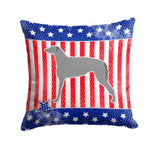 Load image into Gallery viewer, USA Patriotic Scottish Deerhound Throw Pillow - 14x14 Decorative Pillow – Art for Your Home &amp; Patio BB3296PW1414